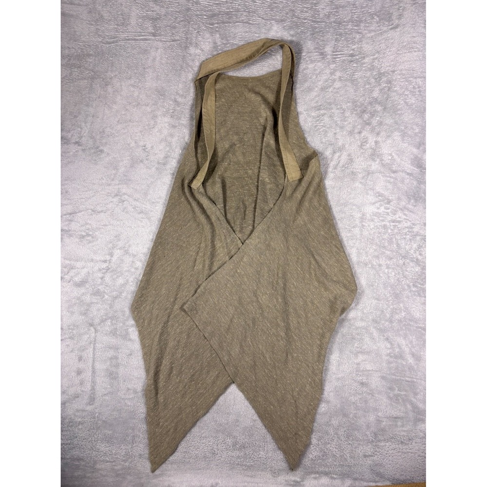 Free People Halter Tank Top Womens M Brown Sleeveless Asymmetric